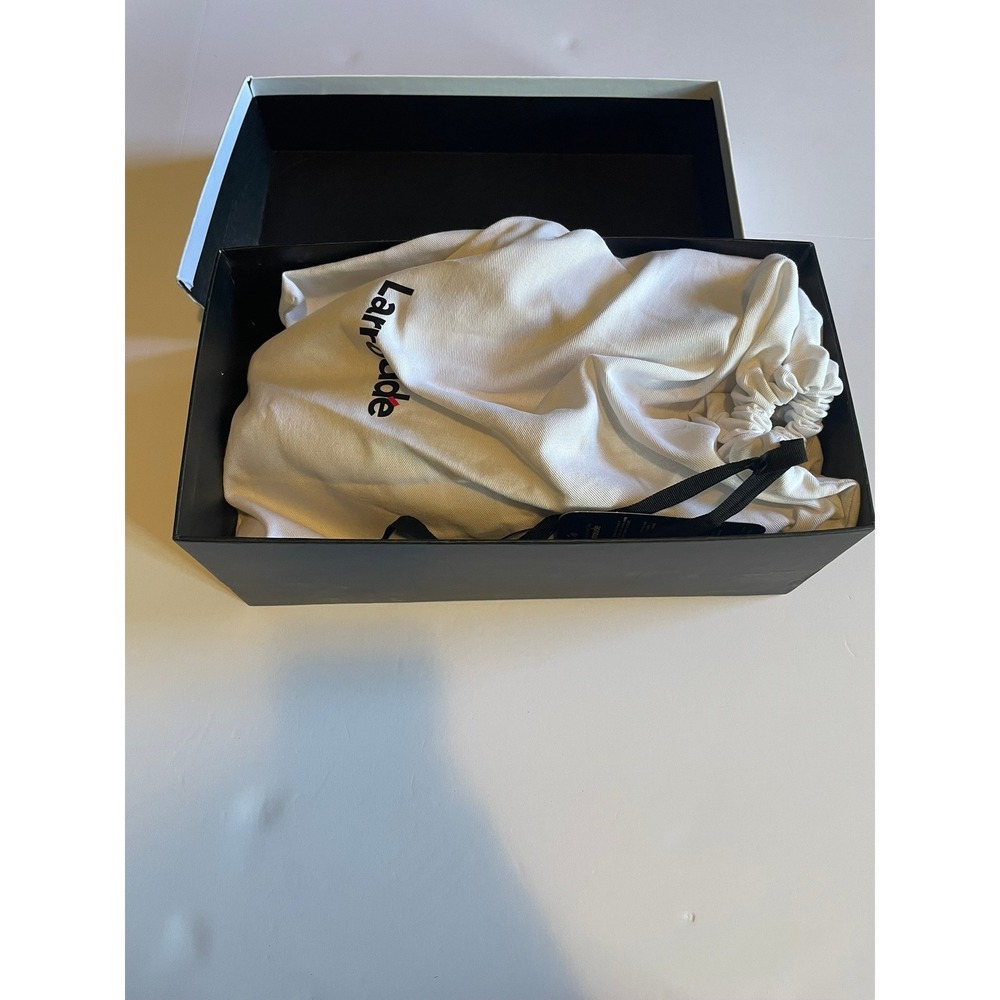 Larroude Women's Metallic Verona Macrame Ballet Flats 11 Luxury NEW - Picture 7 of 7